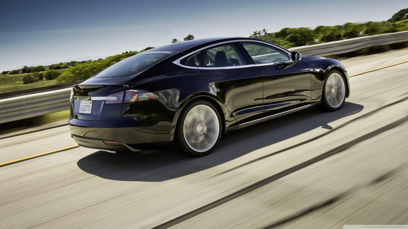 Tesla Model S Car ❤ 4K HD Desktop Wallpaper for 4K Ultra HD TV