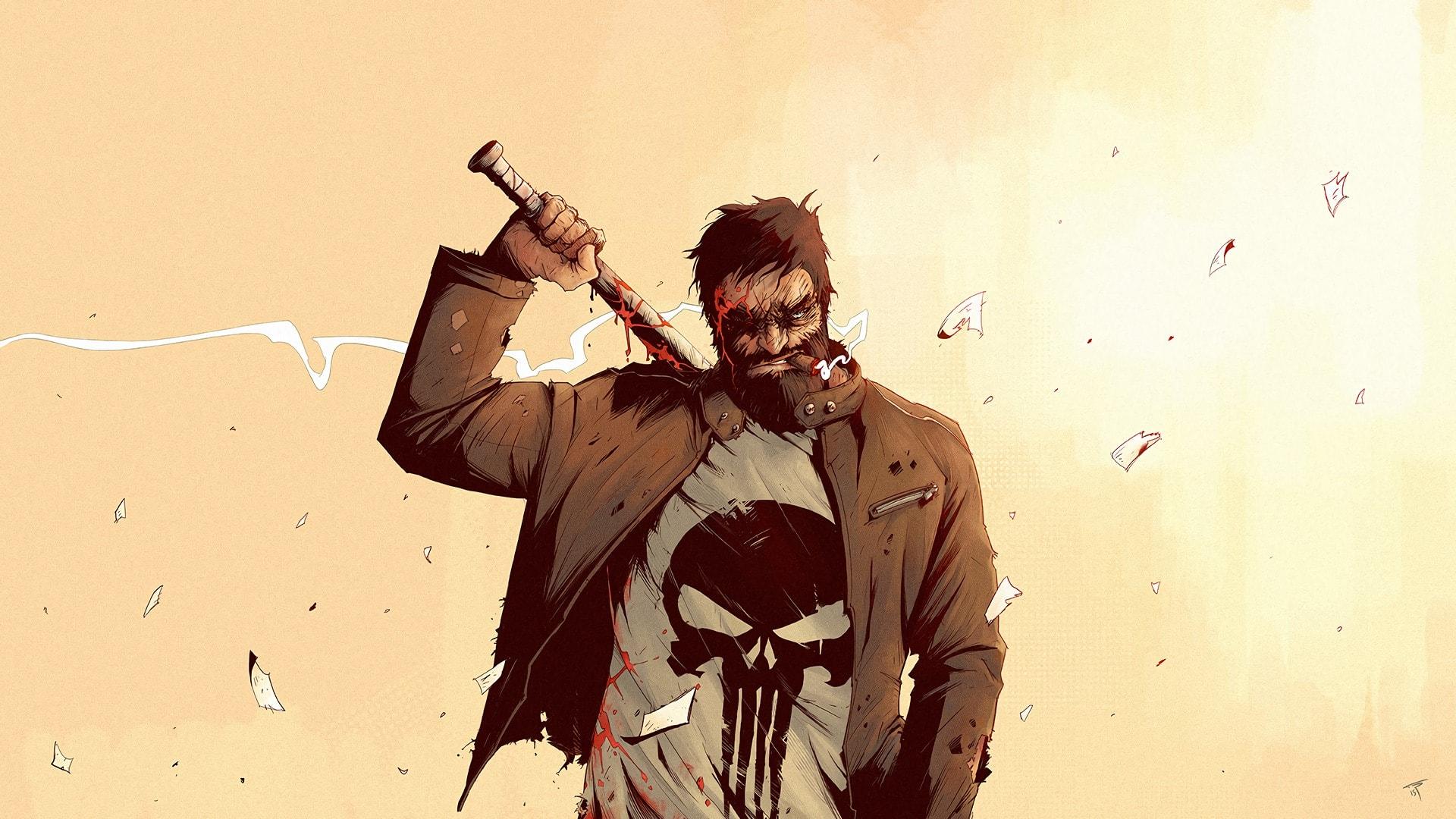 The Punisher Marvel Comics Artwork Wallpaper and Free Stock