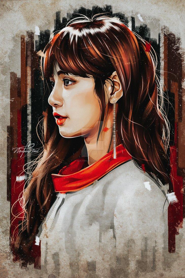 LaLisa BLACK PINK FAN ART