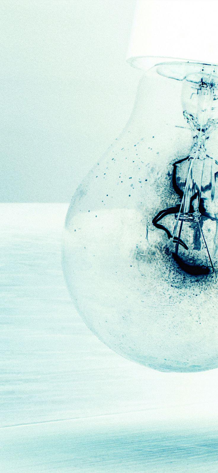 iPhone X Wallpaper, light night lamp city silent white blue