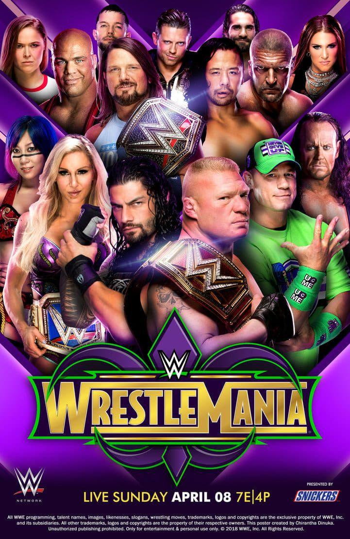 Wwe Wrestlemania 34 Wallpapers - Wallpaper Cave