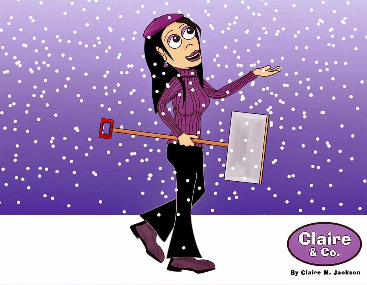 Claire & Company Winter Wallpaper. Claire De Lunacy™