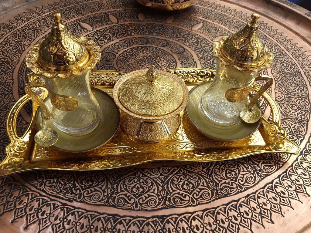 LUXURIOUS TURKISH TEA SET FOR TWO. Tea Time!!. Turkish tea