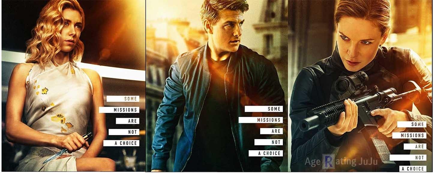 Mission Impossible Fallout Age Rating. MI 6 2018 Movie Age