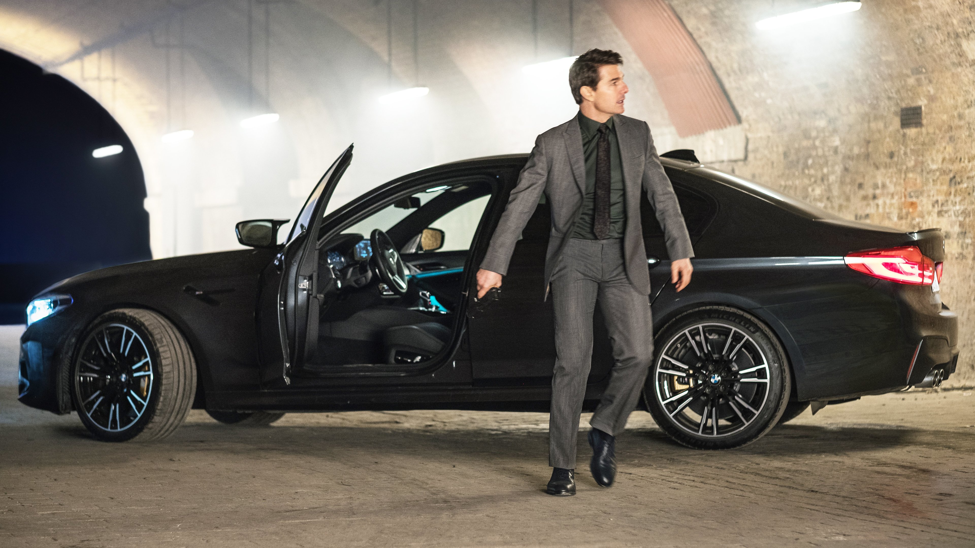 Wallpaper 4k Tom Cruise Mission Impossible Fallout Bmw M5 2018