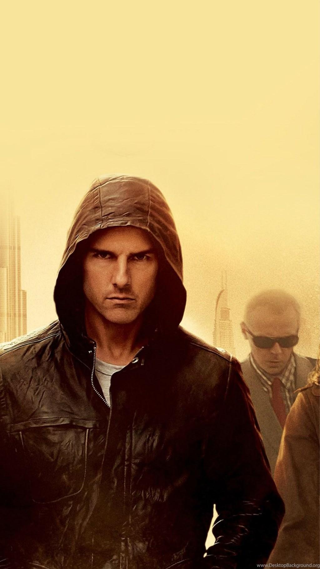 Mission Impossible Tom Cruise Film Art Yellow iPhone 6 Wallpaper