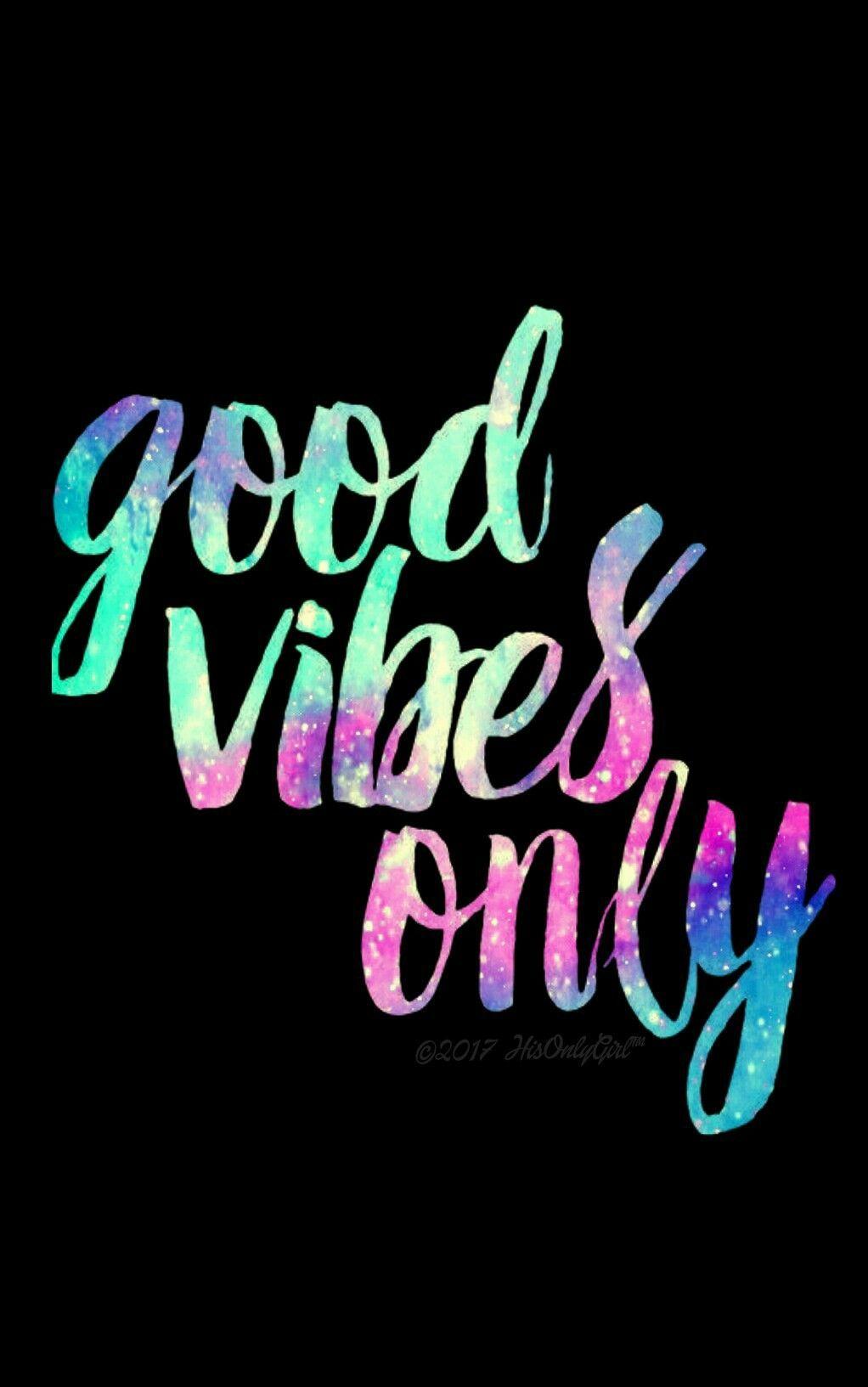 Download Exuding Positivity: Good Vibes Only Wallpaper