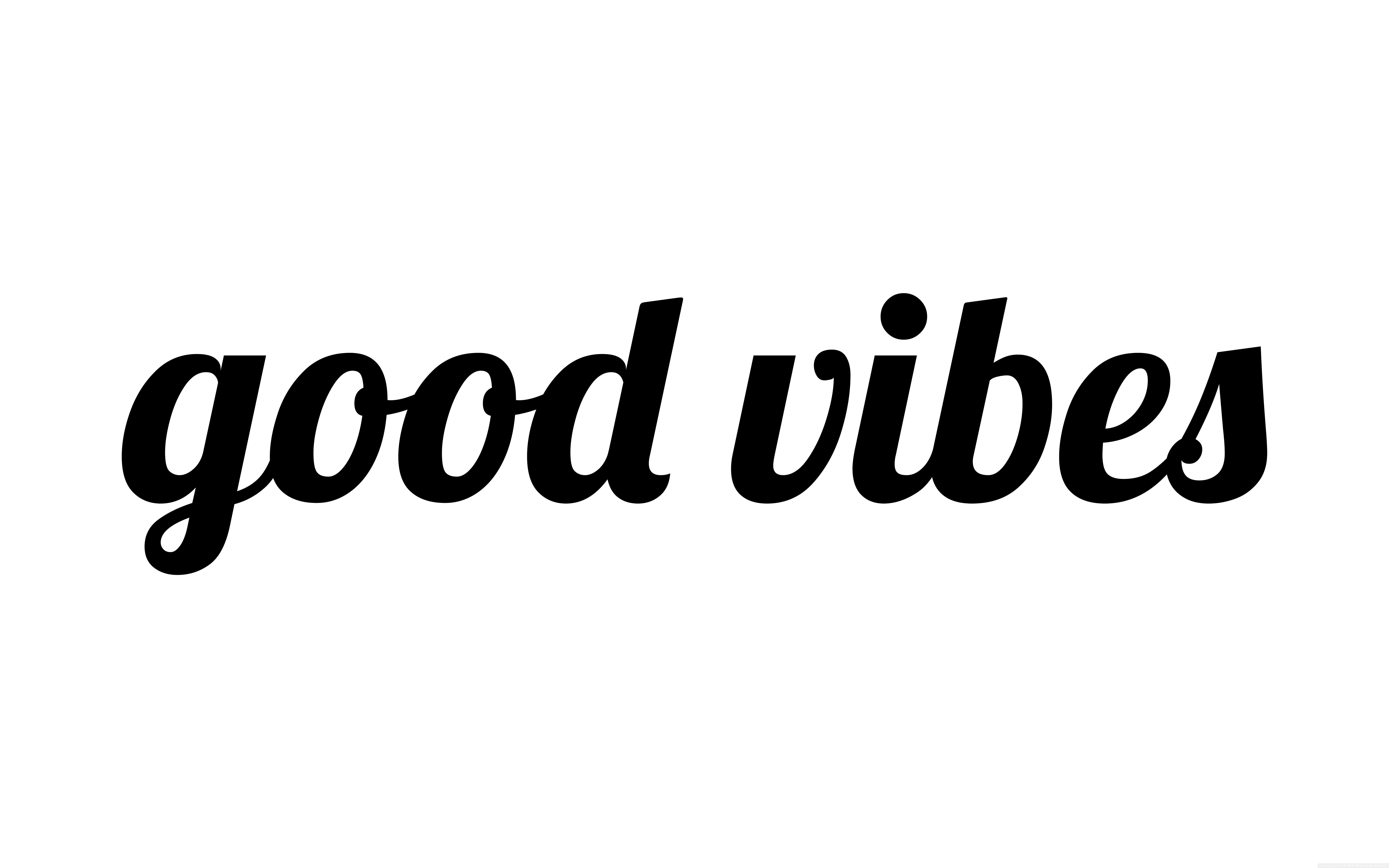 good vibes ❤ 4K HD Desktop Wallpaper for 4K Ultra HD TV • Dual
