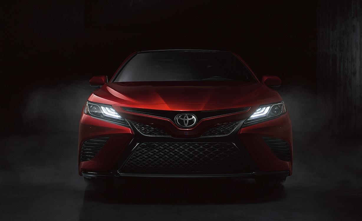 Toyota Camry red color front HD wide wallpaper in red