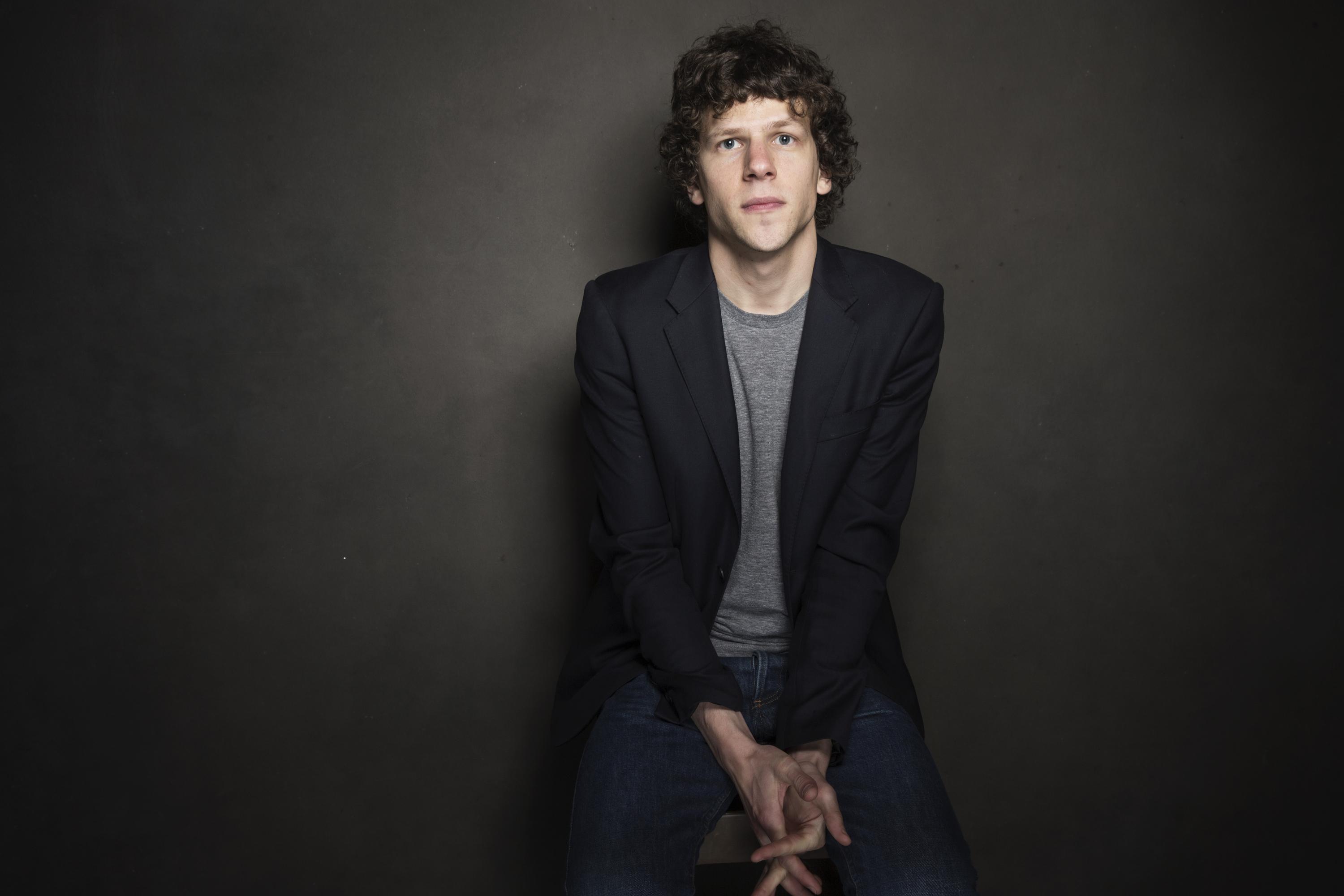 wallpaper jesse eisenberg, actor, jacket HD, Widescreen, High