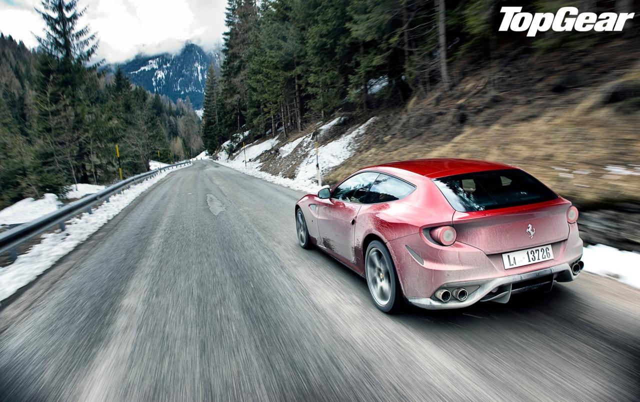 Top Gear Ferrari FF Speeding wallpaper. Top Gear Ferrari FF