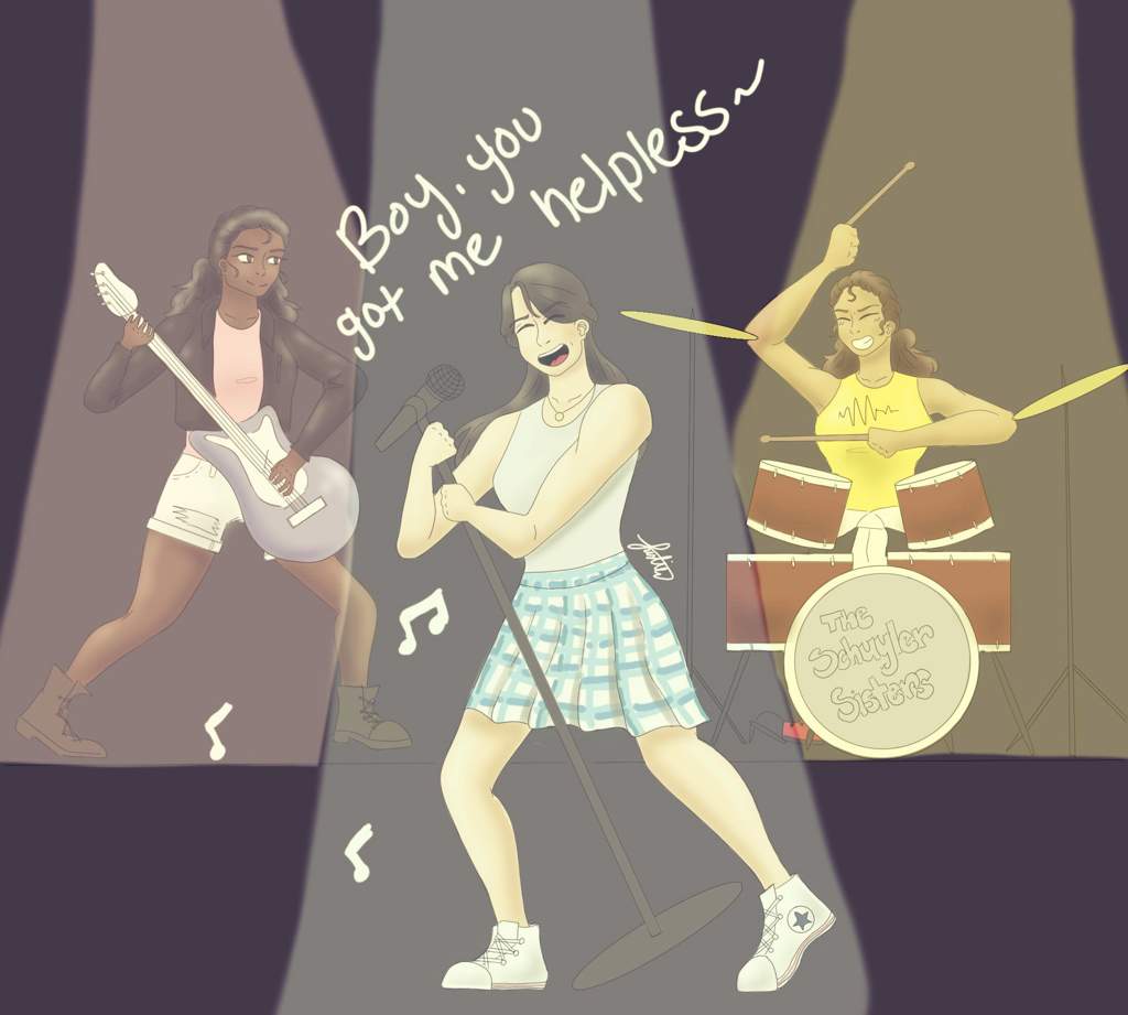 HELPLESS THE REGRETTES THE SCHUYLER SISTER