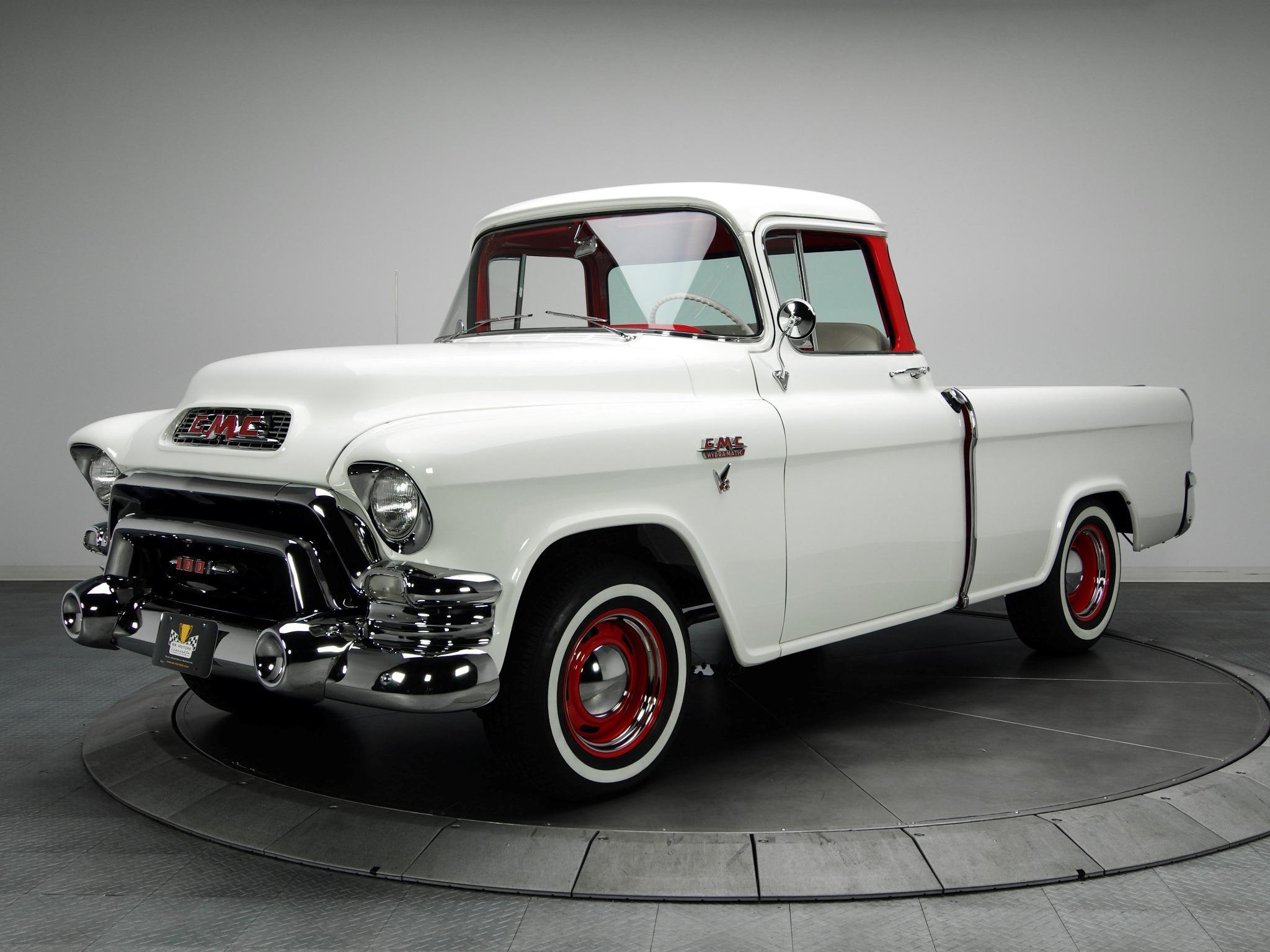Gmc S 100 Suburban Pickup '1955–56 HD Desktop Wallpaper, Widescreen