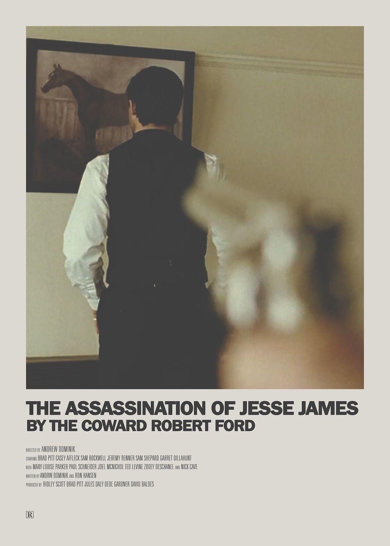 The Assassination of Jesse James by the Coward Robert Ford. minimal