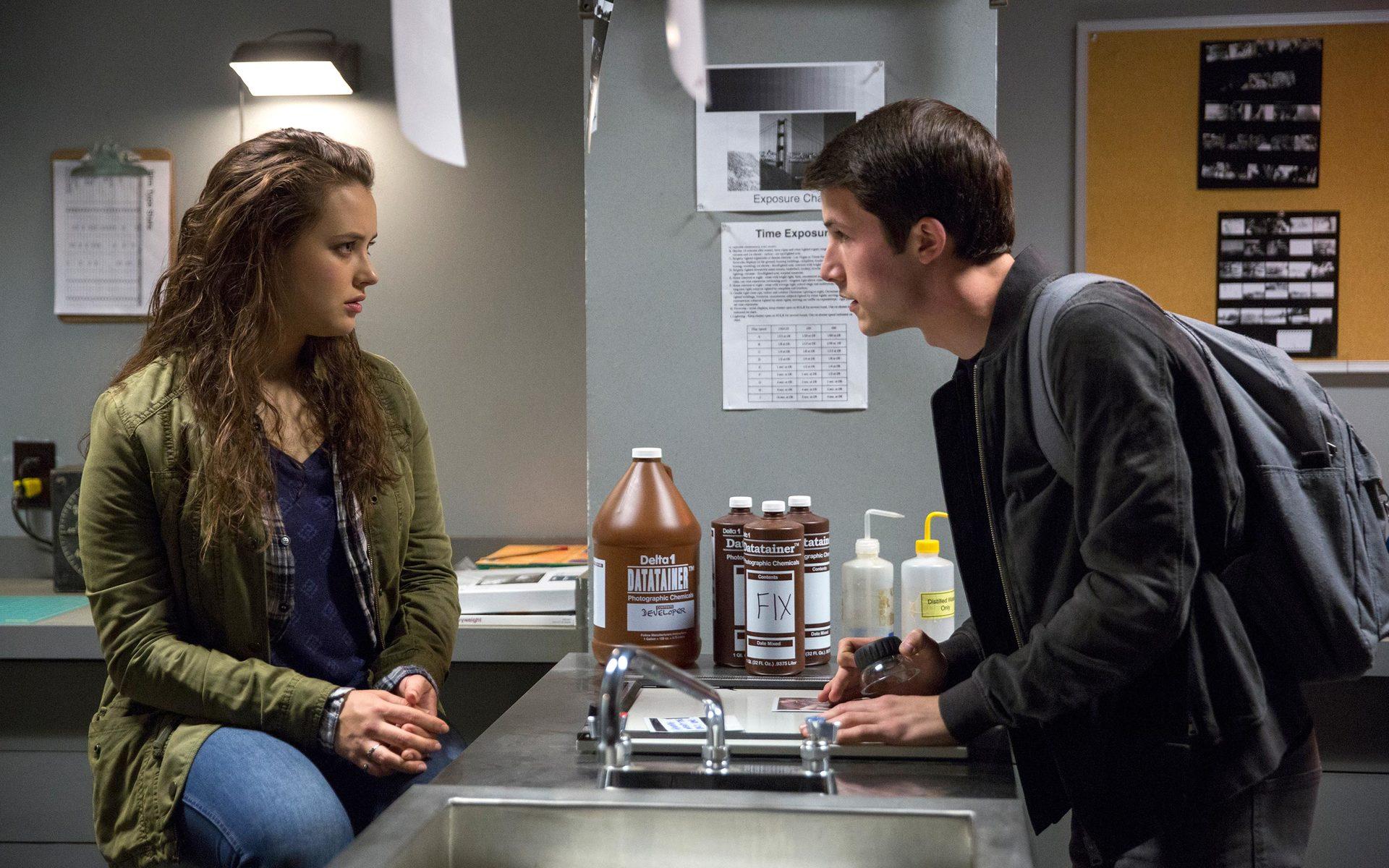 Clay And Hannah In 13 Reasons Why Season 2 1080P