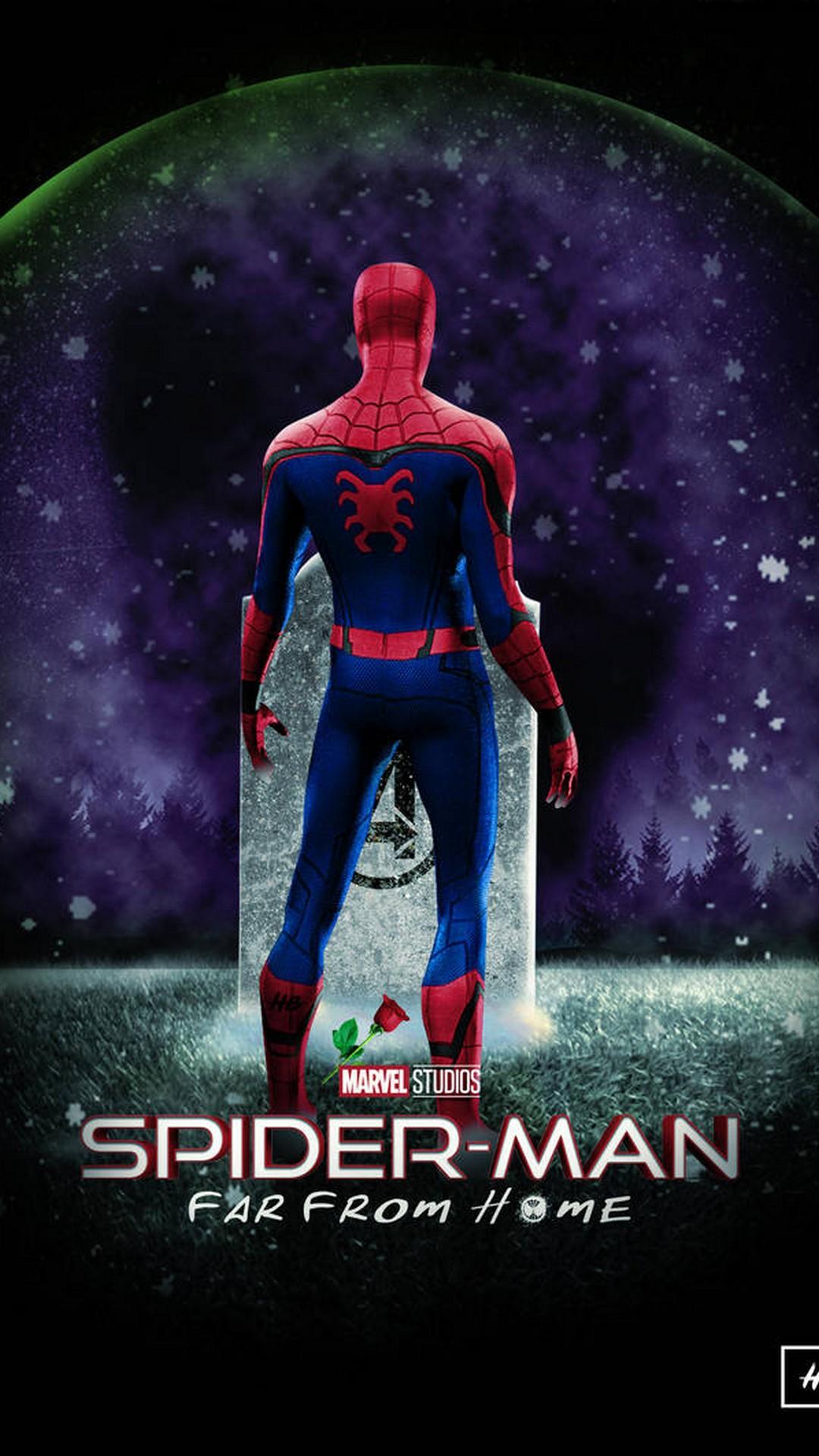 Spider Man 2019 Far From Home IPhone Wallpaper Movie