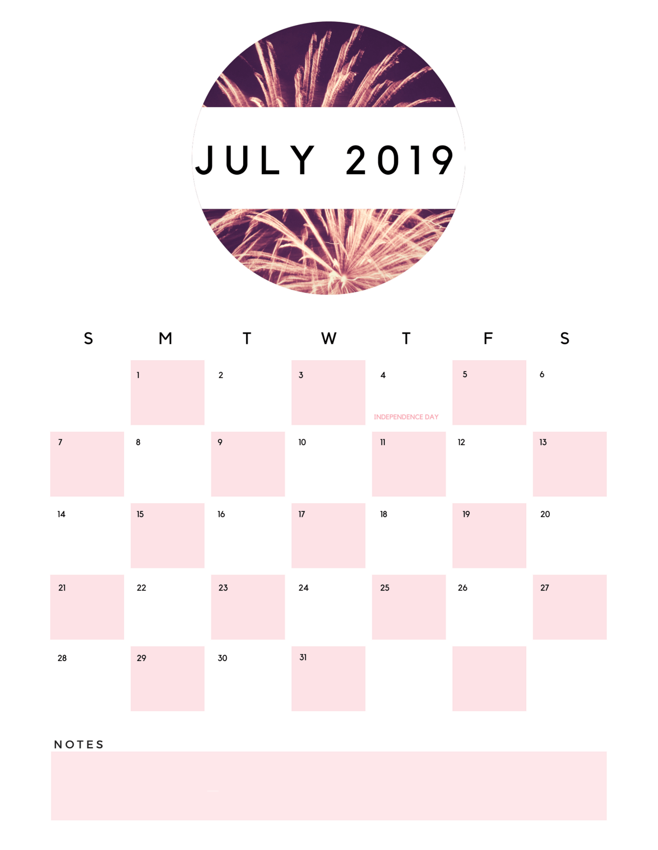 July 2019 Wall Calendar. calendar 2019 calendar, Calendar