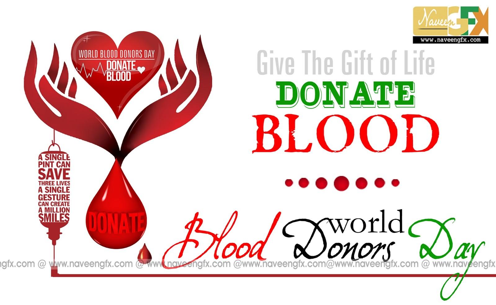 donate blood slogans and quotes on world blood donors day