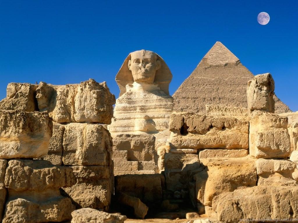 Egypt Sphinx Giza Pyramids Wallpaper Desktop Background