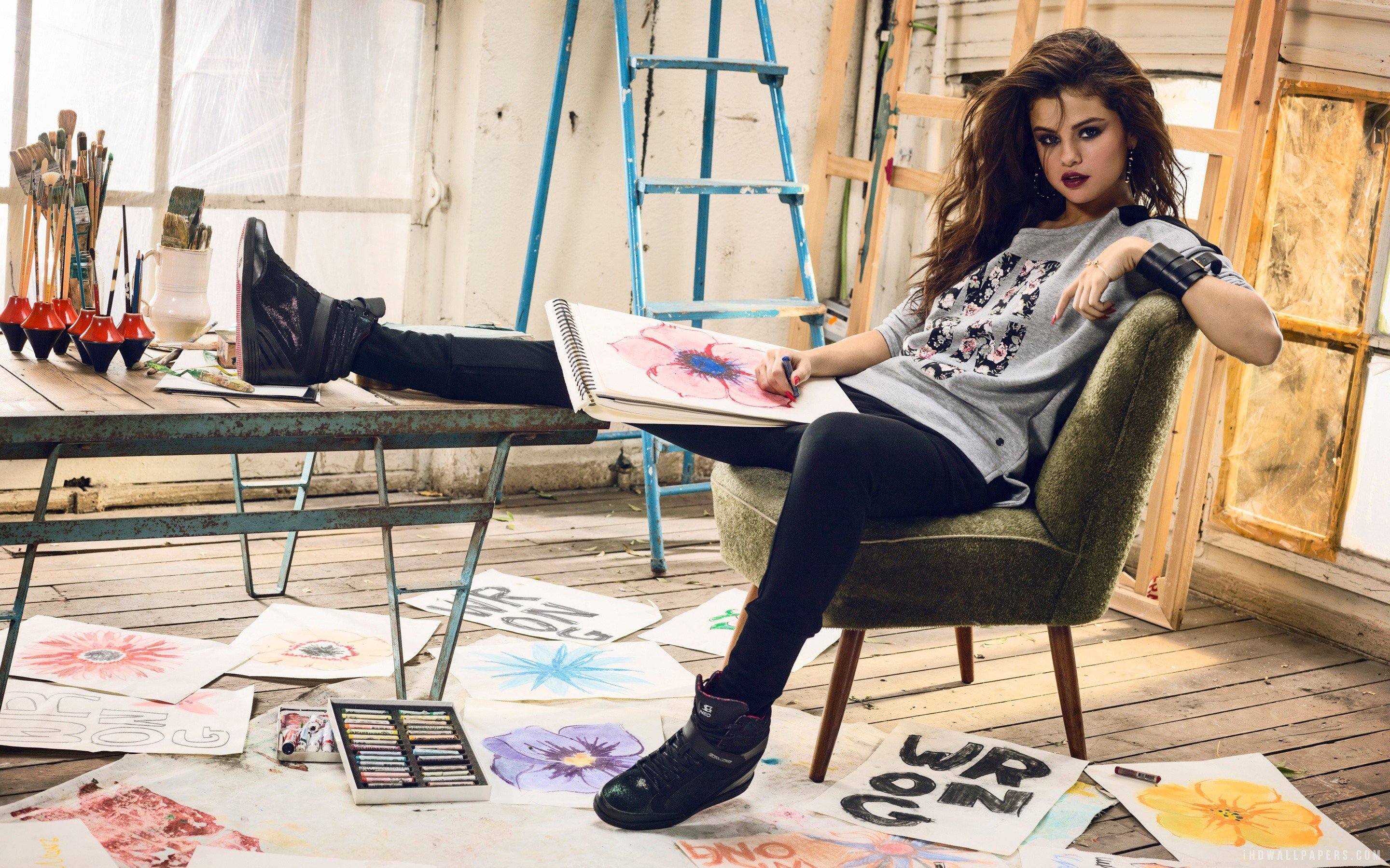 Selena Gomez, #Adidas, #model, wallpaper