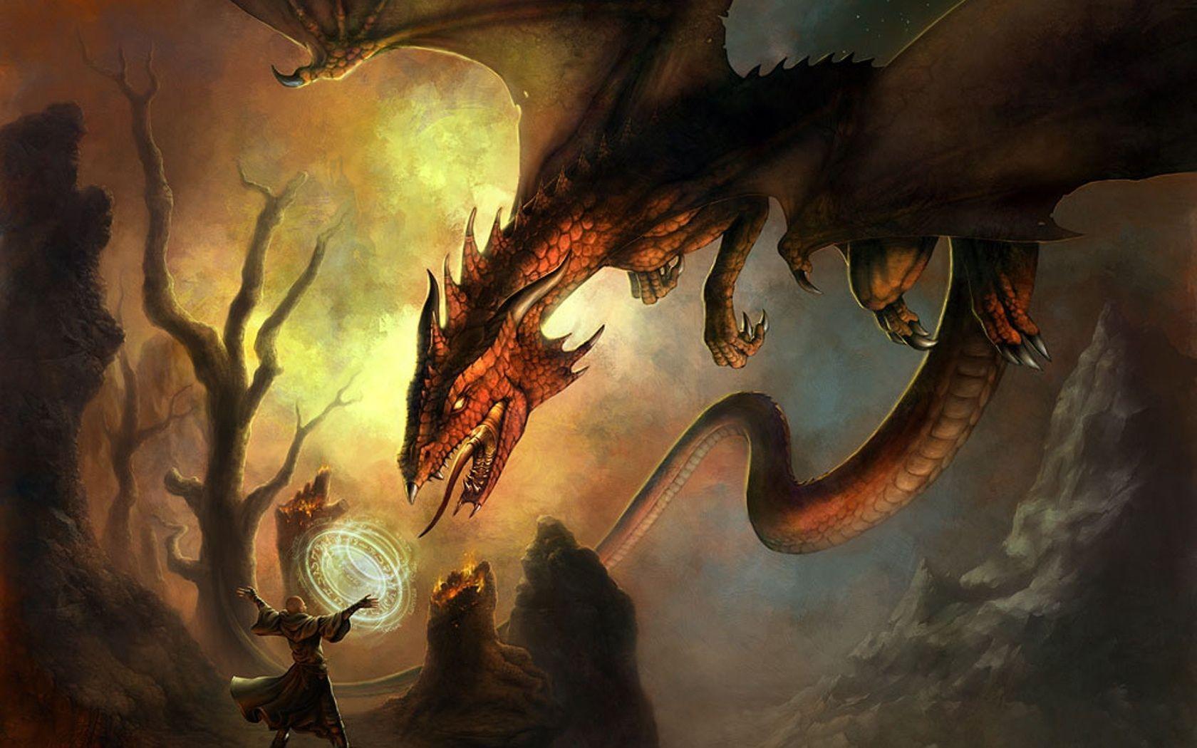 Wizards and Dragons Wallpaper Free Wizards and Dragons
