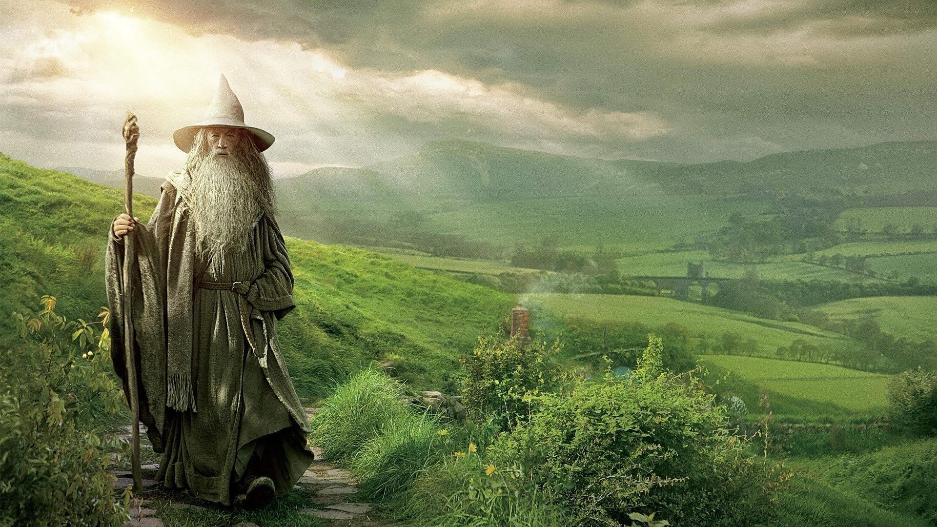 Gandalf Wizards The Hobbit Middle Earth Ian Mckellen Wallpaper
