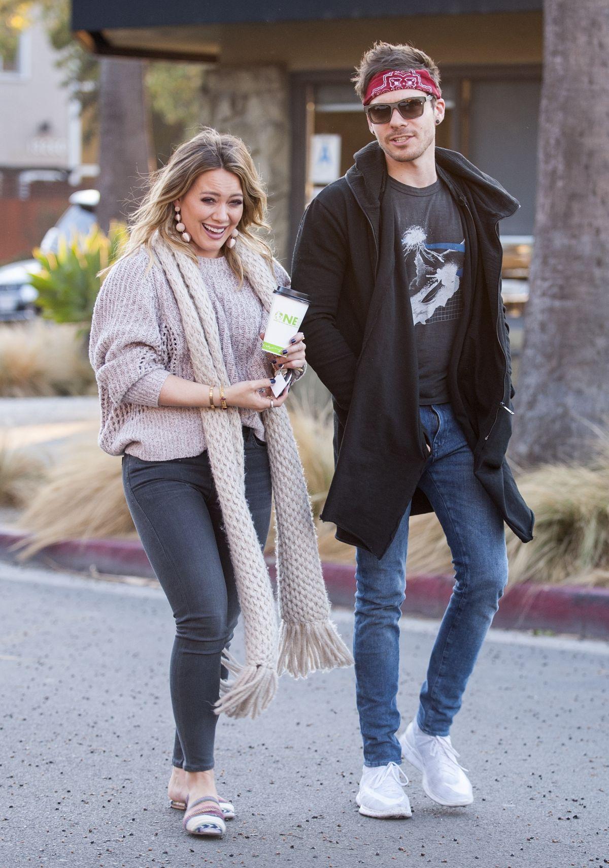 HILARY DUFF And Matthew Koma Out For Coffee In Studio City 12 05
