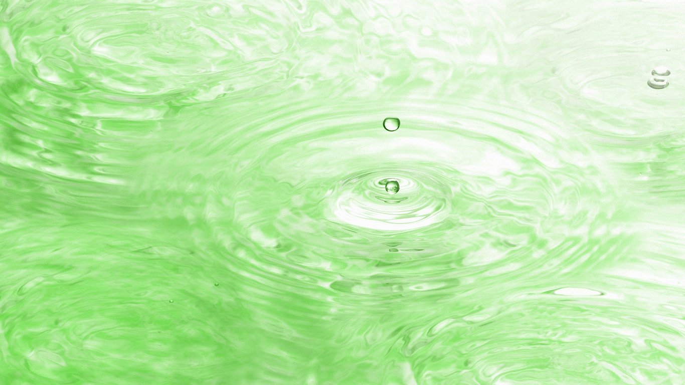 3D Fresh Green Water Wallpaper HD