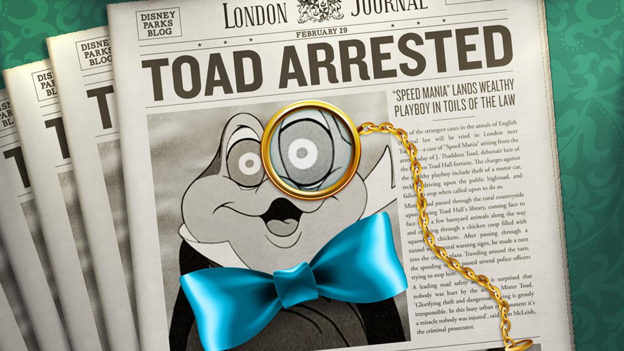 Leap into Leap Day with New Mr. Toad's Wild Ride Wallpaper. Disney