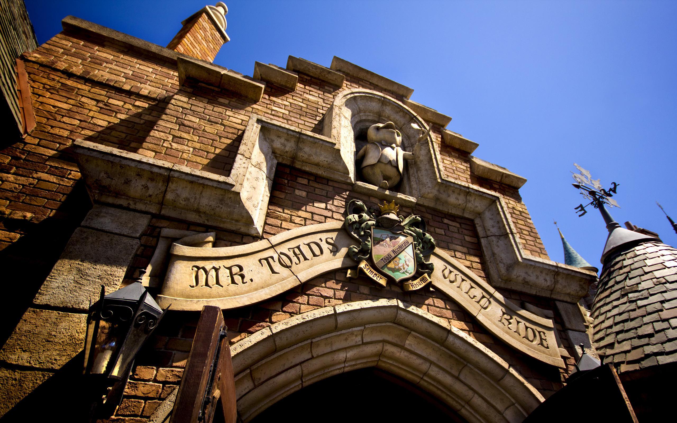 Mr. Toad's Wild Ride at Disneyland widescreen wallpaper. Wide