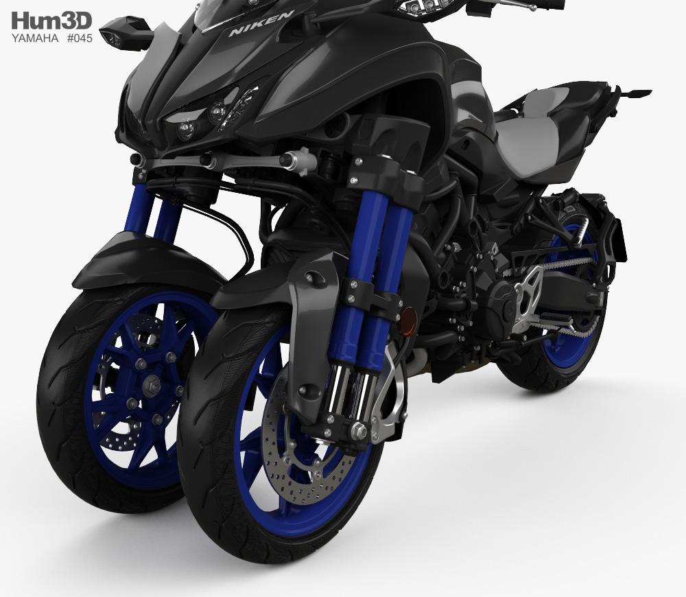 Yamaha Niken 2018 3D model on Hum3D