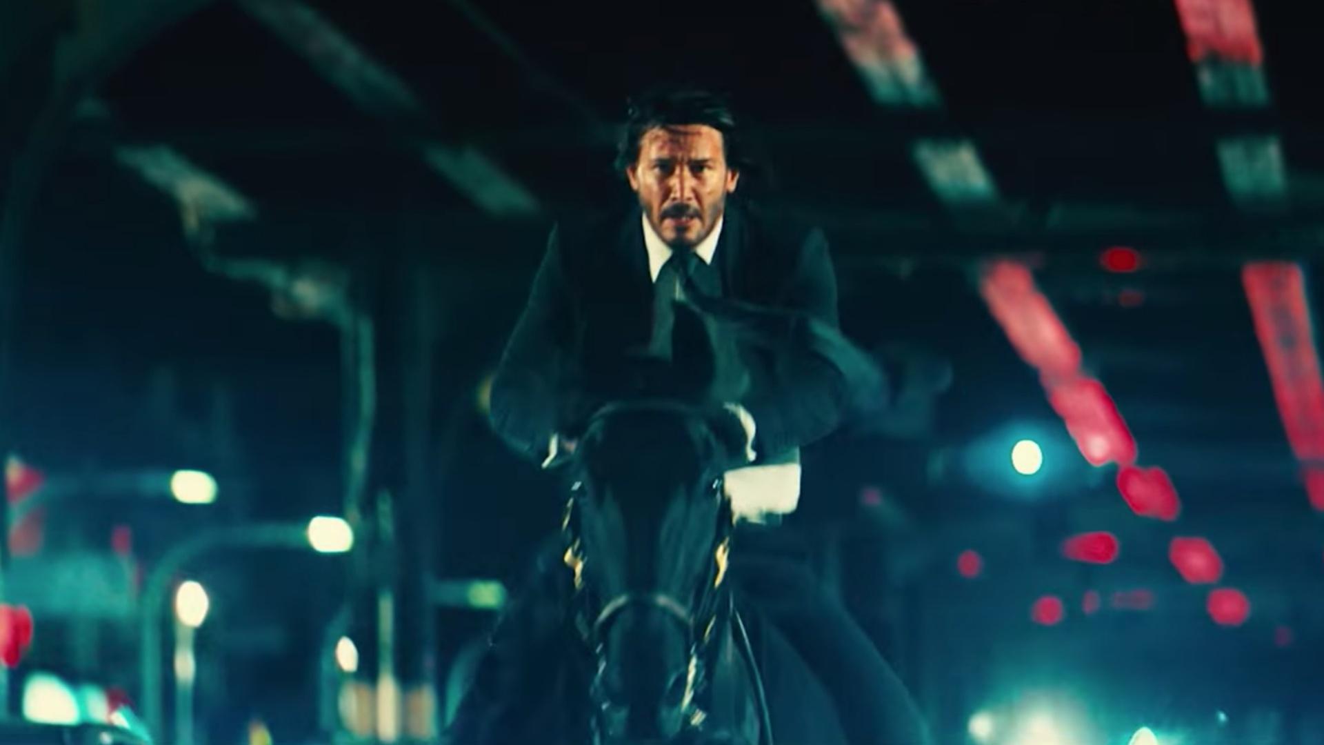 Keanu Reeves rides a horse in first John Wick: Chapter 3 trailer