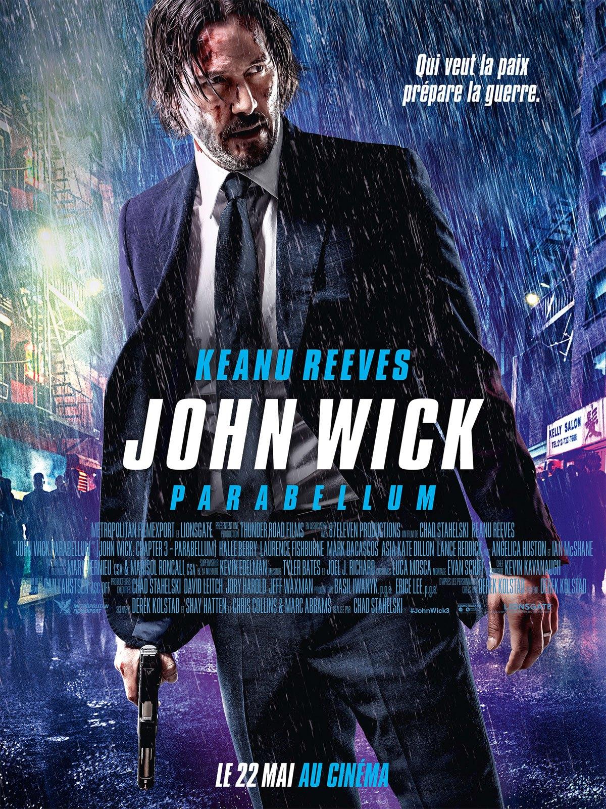 John Wick Chapter 3 Parabellum Movie Poster, Teaser Trailer