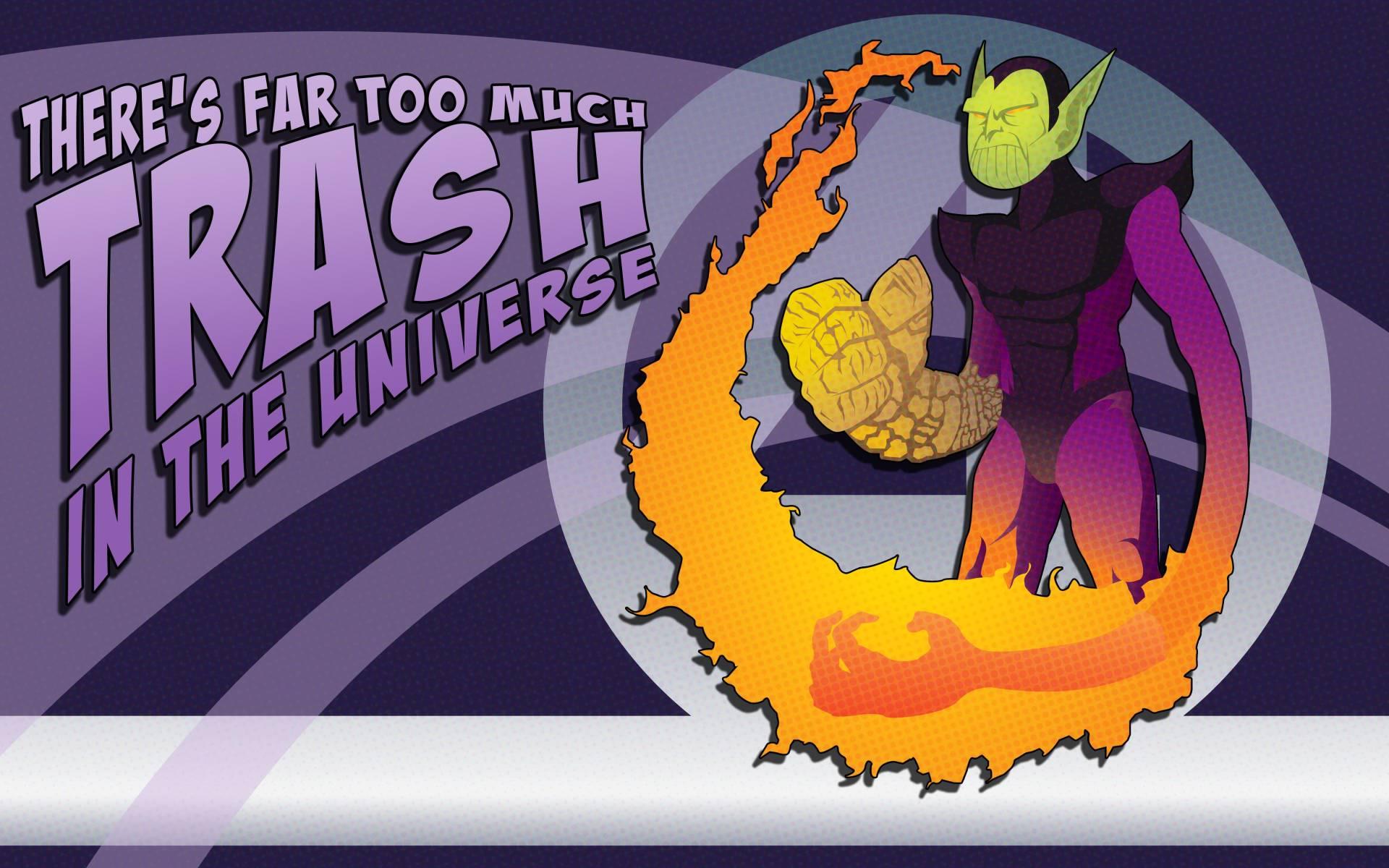 Download the Trash In The Universe Wallpaper, Trash In The Universe