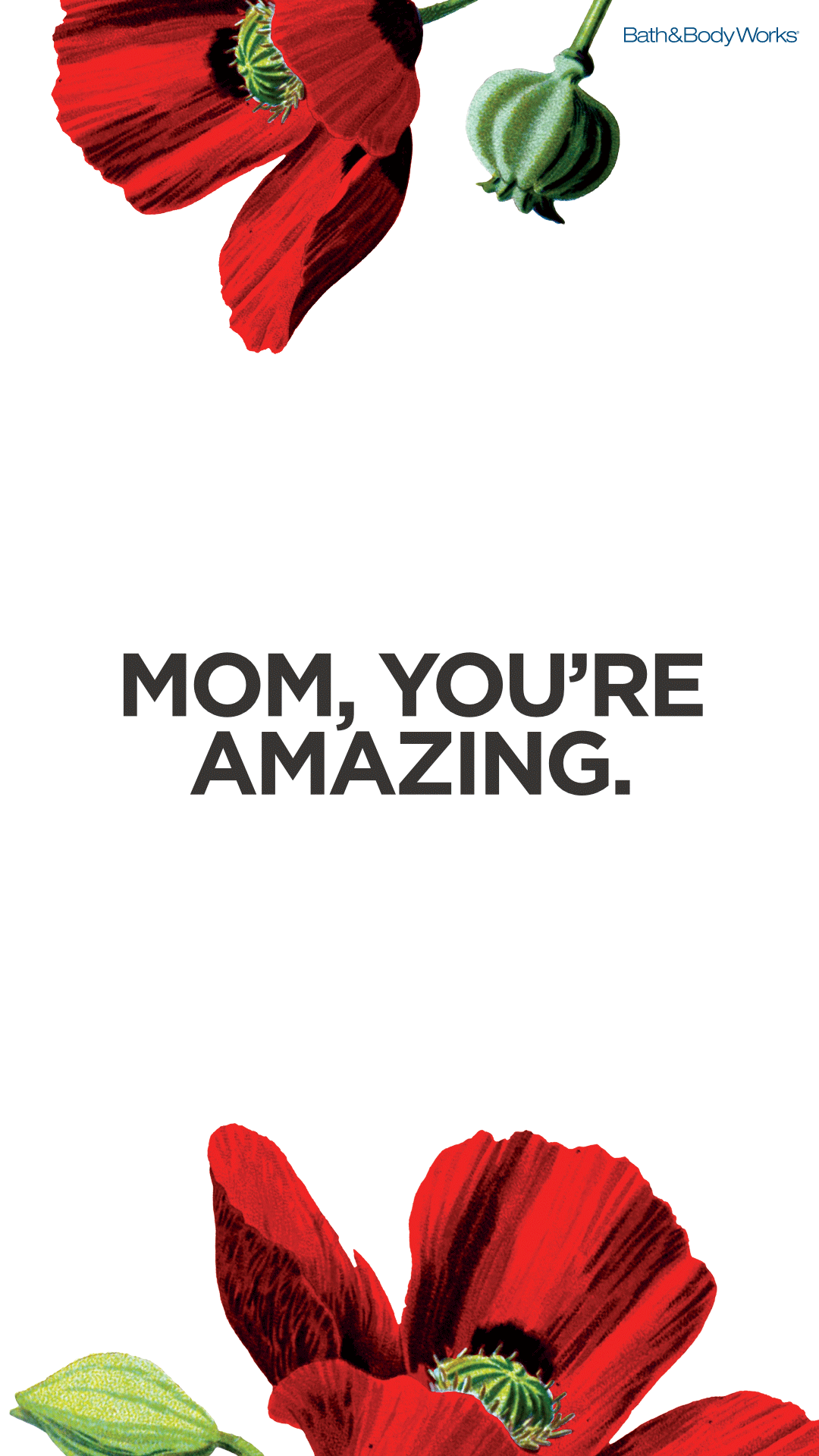 Mother's Day iPhone Wallpaper Background. Bath & Body Works