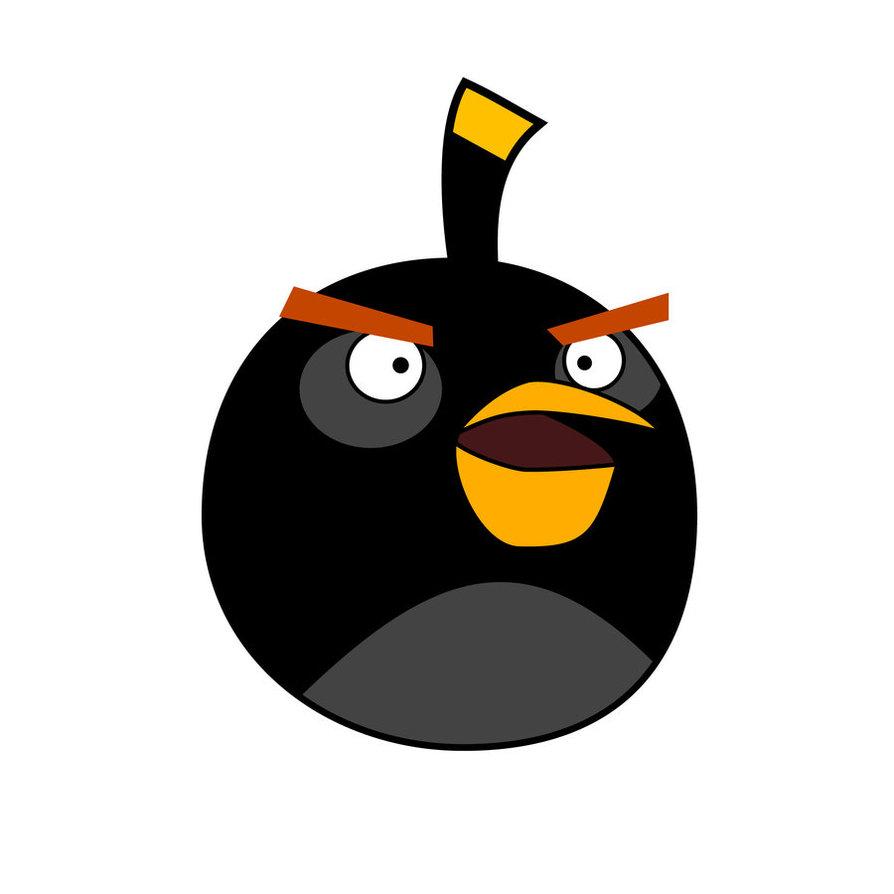 Angry Birds image Black Bomb Bird HD wallpaper and background