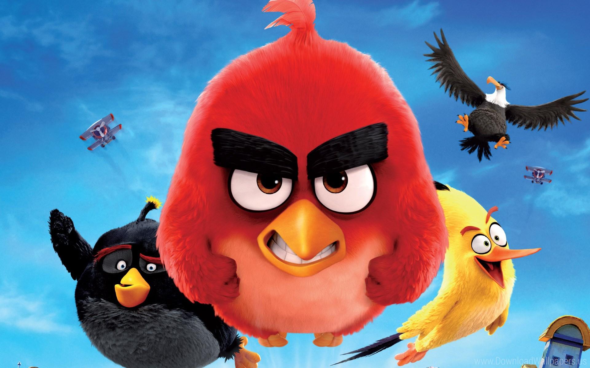 Angry, Animation, Birds, Bomb, Chuck, Movie Wallpaper