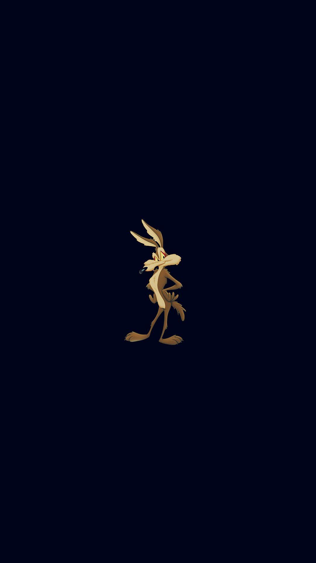 Cute Bugs Bunny Cartoon Dark Illust Art #iPhone