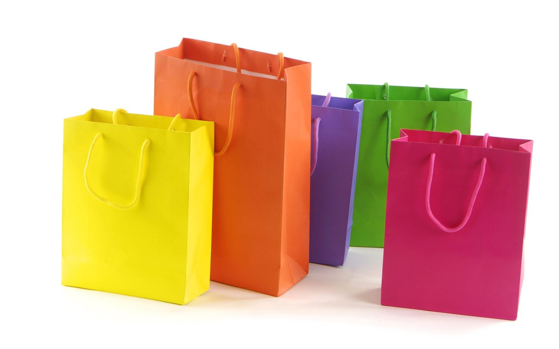 Colorful shopping bags Wallpaper Image. HD Wallpaper Image