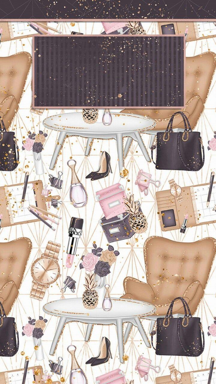 Bags and shoes with brown mix. Lock screen wallpaper. Pretty