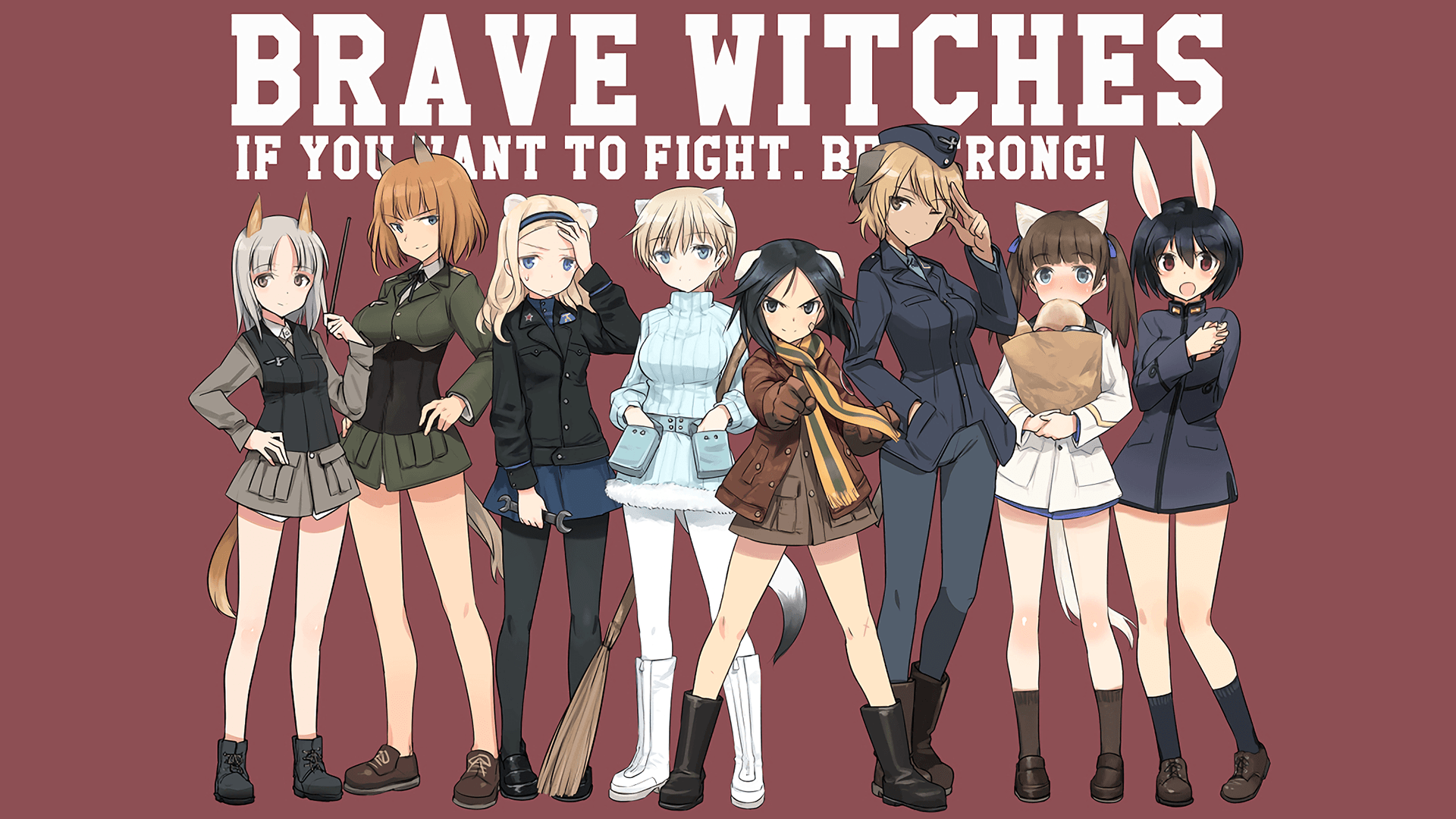 Brave Witches Wallpaper Background
