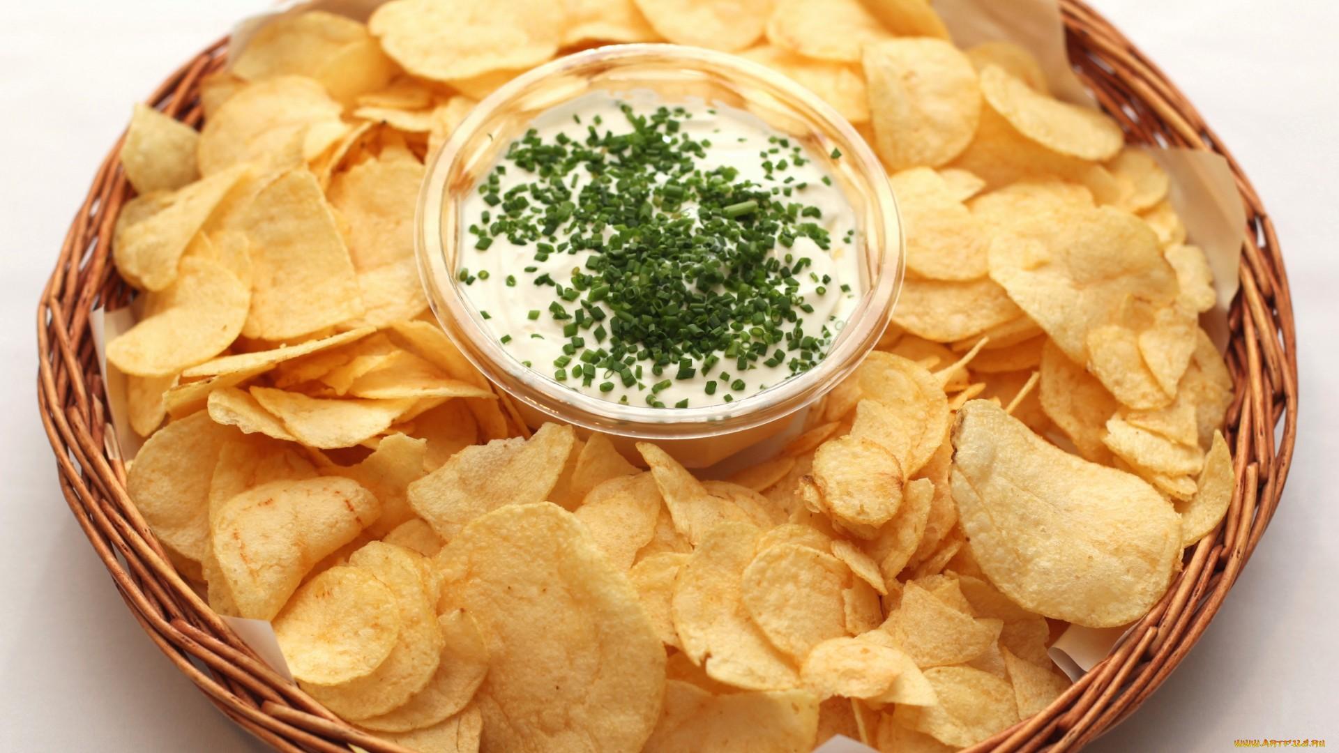 Potato Chips with Sauce HD Wallpaper. Background Imagex1080