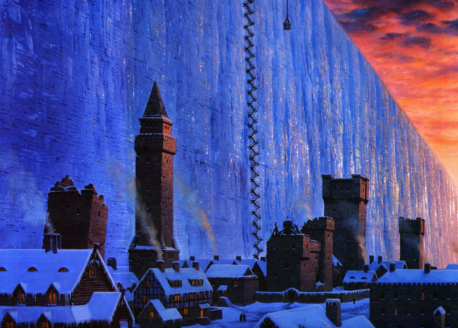 Wall and Castle Black, home of the Night's Watch Wallpaper