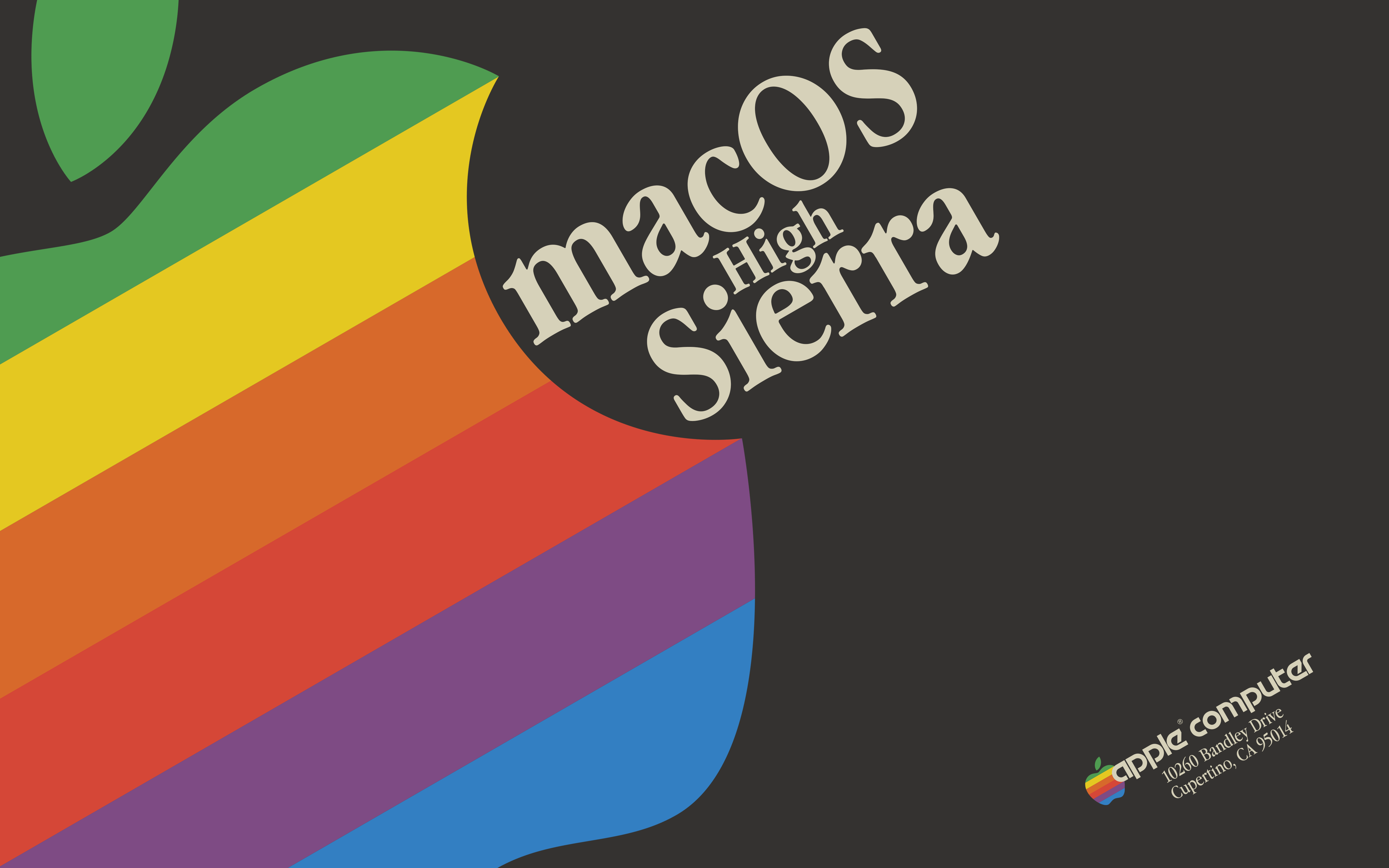 MacOS High Sierra Retro 70s Retina 4k Wallpaper