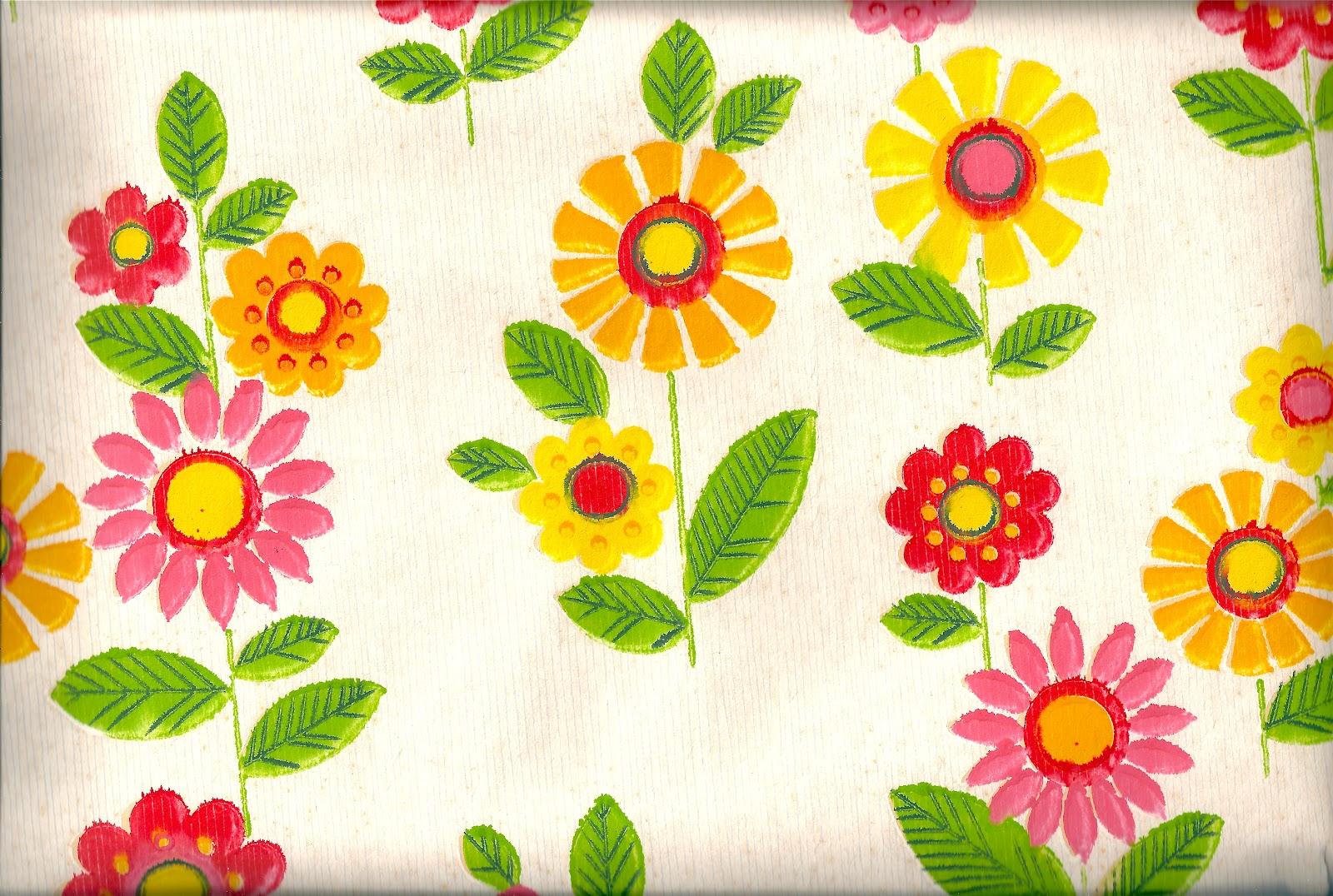 70s Floral Wallpaper