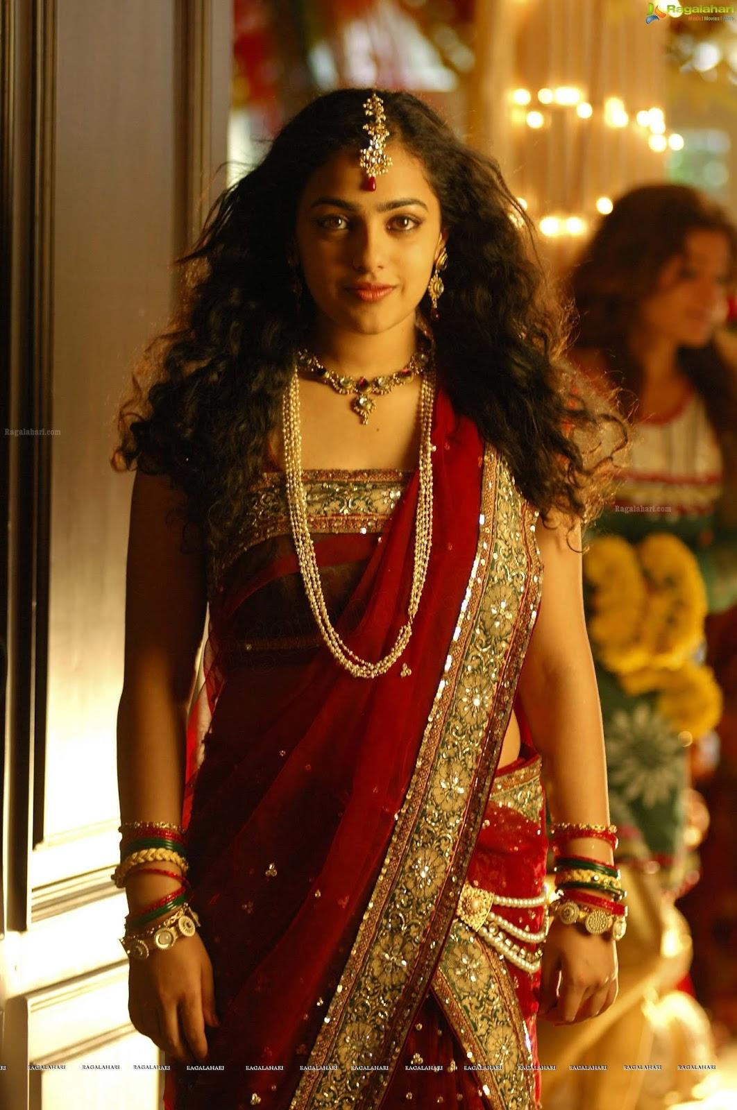 Nithya Menen- Super Cute in Saree