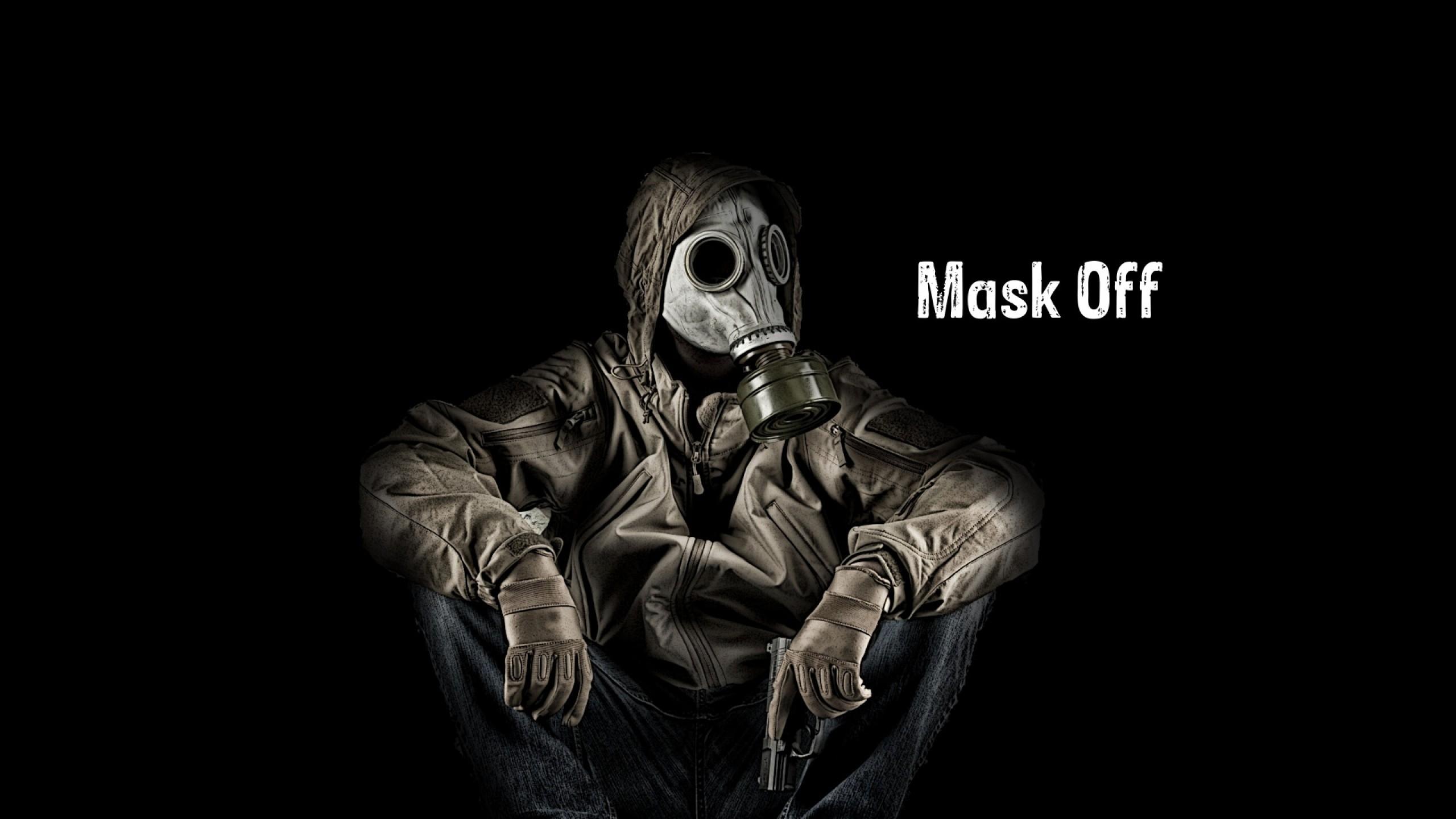 Download 2560x1440 Mask, Man, Mystery Wallpaper for iMac 27 inch