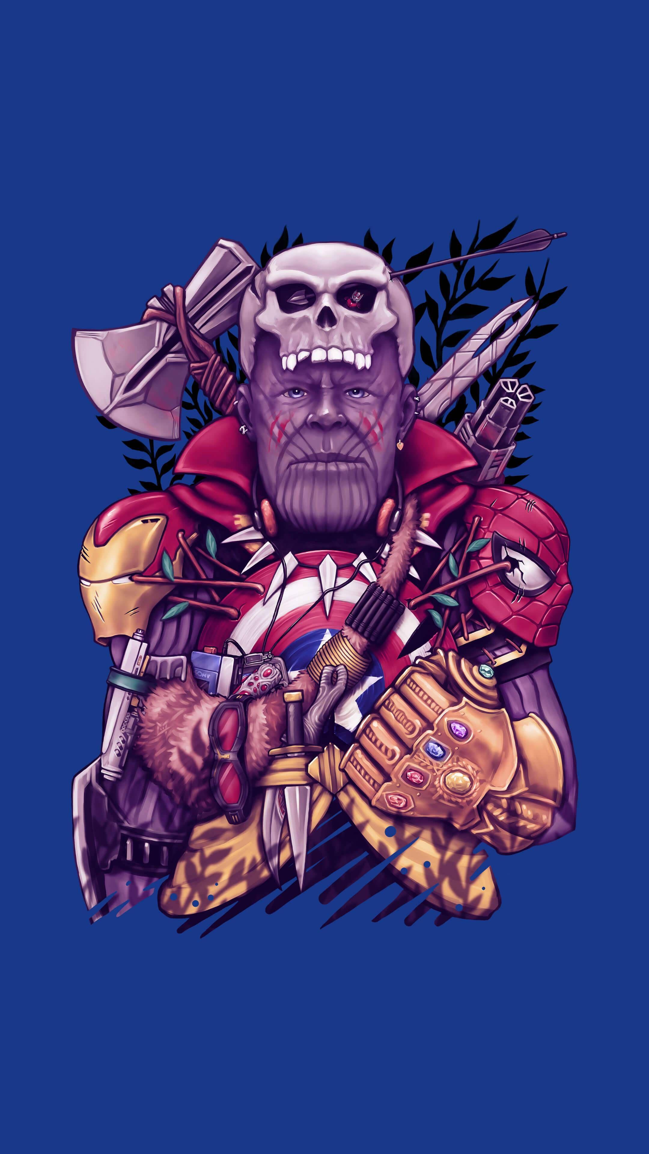 Wild Thanos iPhone Wallpaper. Avengers wallpaper, Marvel