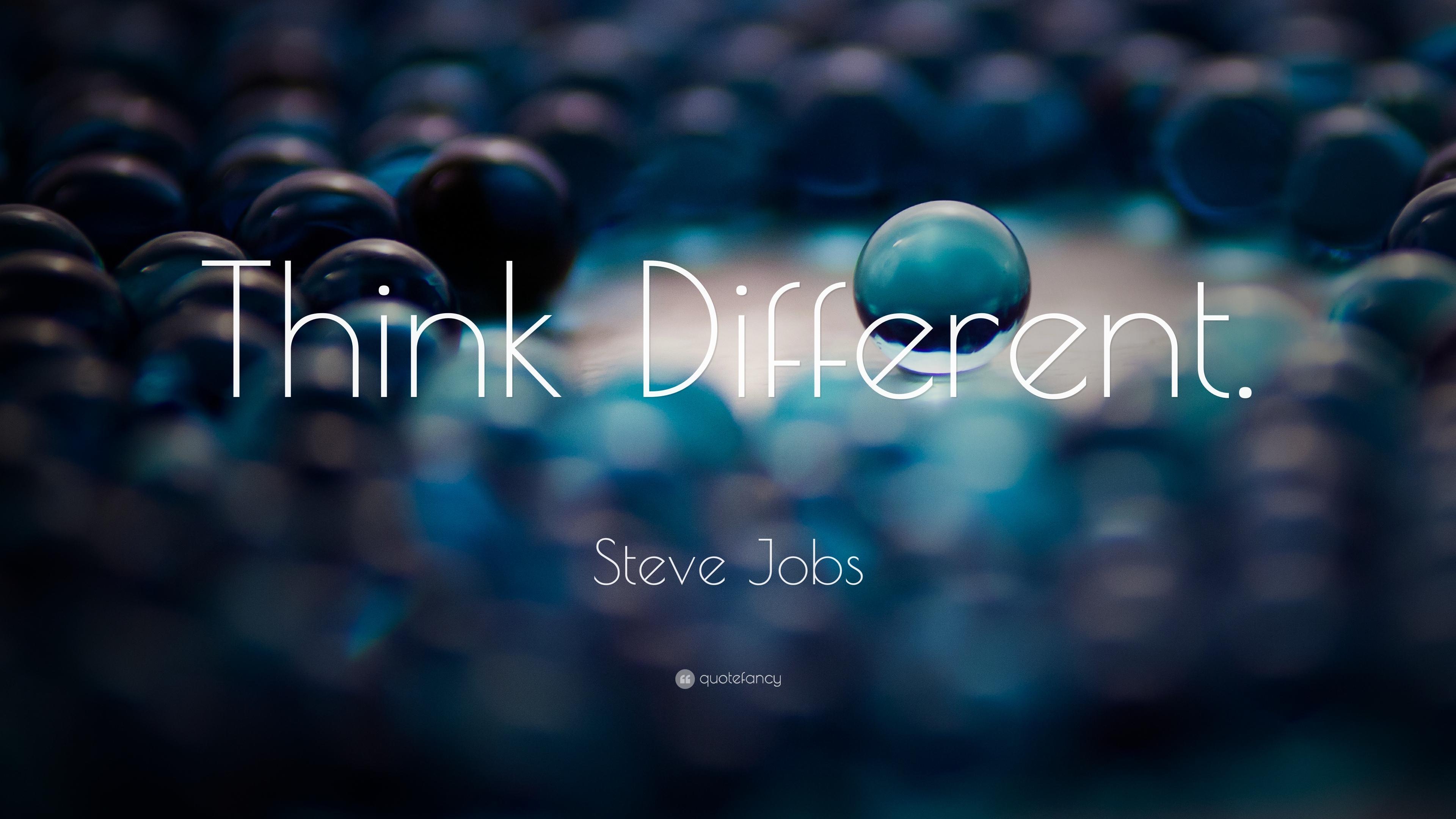 Steve Jobs Quote: “Think Different.” (21 wallpaper)