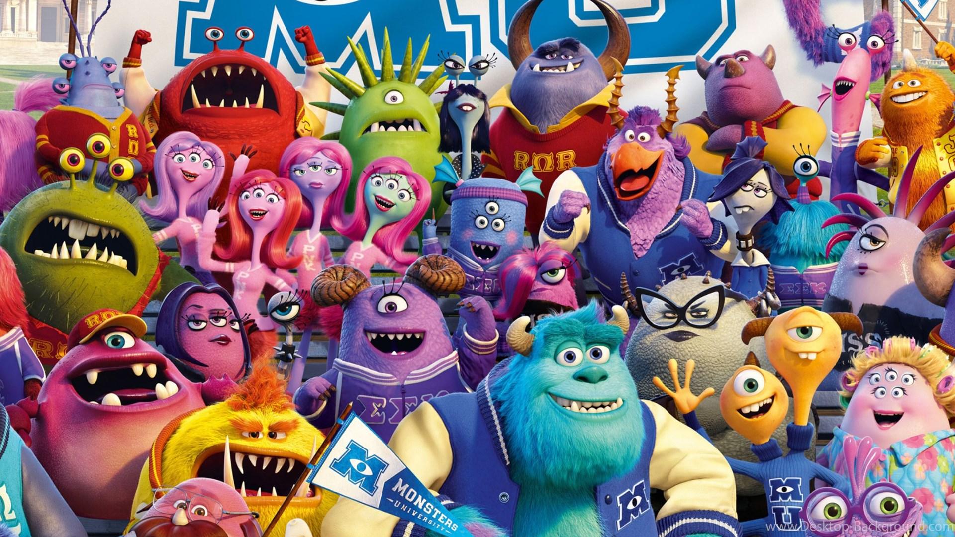 Monsters University Pixar Wallpaper For iPad Mini 2 Desktop Background